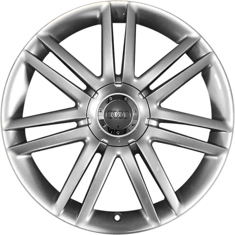 Audi 7 Double Spoke [A8 4E] Diamond Silver Alloy Wheel Product Image #1
