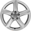 Audi 5 Spoke [A8 4E] Diamond Silver Wheel Img 1