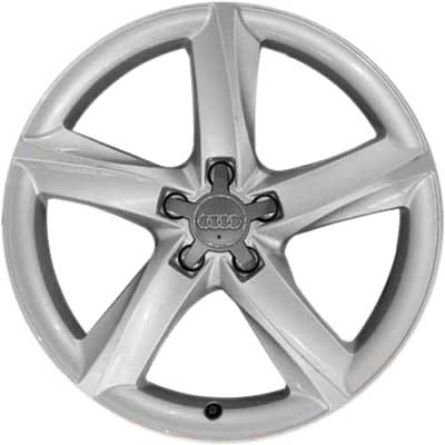 Audi 5 Spoke [A8 4E] Diamond Silver Alloy Wheel Product Image #1