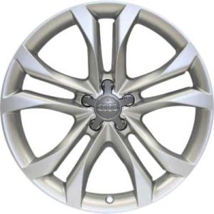 Audi 5 Double Spoke [A8 4E] Diamond Silver Alloy Wheel for Audi A8 & S8 D3 (4E) - Sizes 20in
