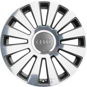 19" Audi 12 Spoke [A8 4E] Anthracite with Diamond Cut alloy wheel