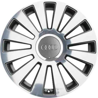 Audi 12 Spoke [A8 4E] Anthracite with Diamond Cut Alloy Wheel Product Image #1