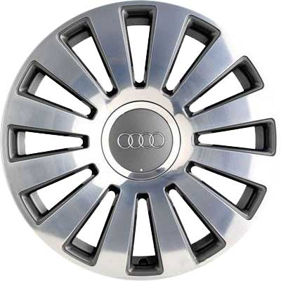 Audi 12 Spoke [A8 4E] Burnished Aluminium Alloy Wheel Product Image #1
