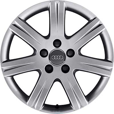 Audi 7 Spoke [A6 4F] Brilliant Silver Alloy Wheel Product Image #1