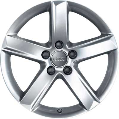Audi 5 Spoke [A6 4F] Diamond Silver Alloy Wheel Product Image #1