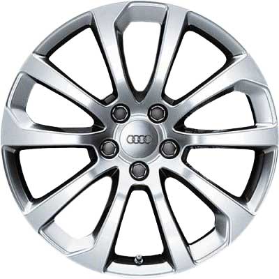 Audi 5 Double Spoke [A6 4F] Royal Silver Alloy Wheel Product Image #1