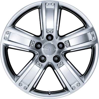 Audi 5 Spoke [A6 4F] Diamond Silver Alloy Wheel Product Image #1