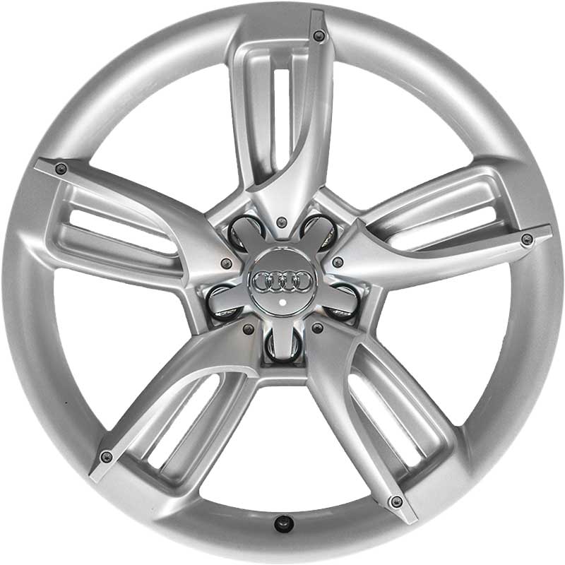 Audi 5 Arm Aero Design [A6 4F] Silver Alloy Wheel Product Image #1