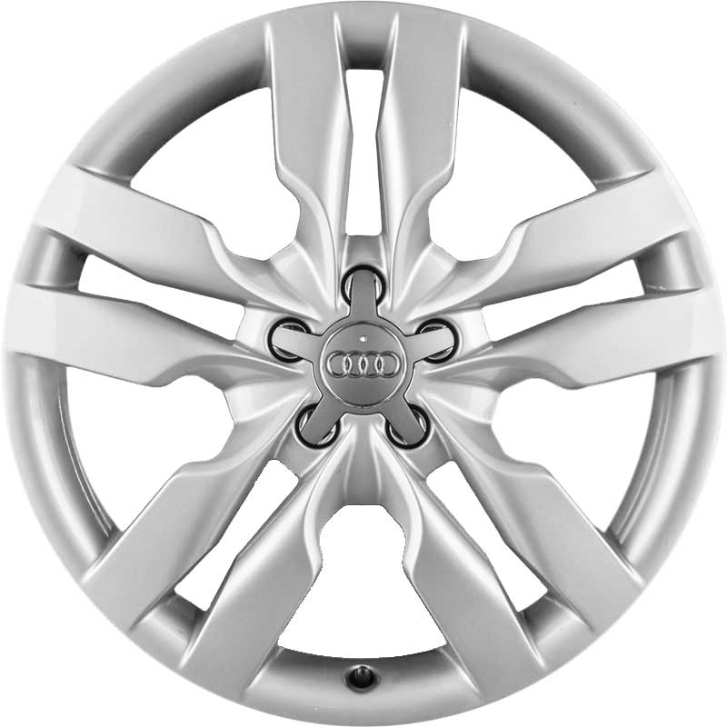 Audi 5 Double Spoke [A6 4F] Diamond Silver Alloy Wheel Product Image #1