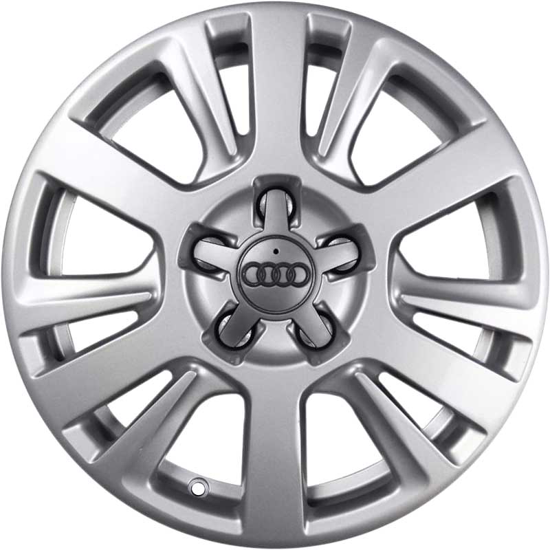 Audi 6 Double Spoke [A6 4F] Diamond Silver Alloy Wheel Product Image #1