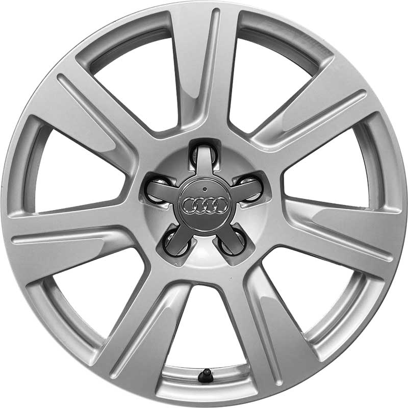 Audi 7 Spoke [A6 4F] Diamond Silver Alloy Wheel Product Image #1