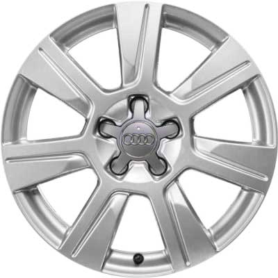 Audi 7 Spoke [A6 4F] Diamond Silver Alloy Wheel Product Image #1