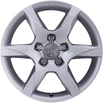 Audi 6 Spoke [A6 4F] Diamond Silver Alloy Wheel Product Image #1