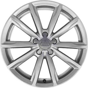 18" Audi 10 Spoke [A6 4F] Diamond Silver alloy wheel