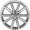 Audi 10 Spoke [A6 4F] Diamond Silver Wheel Img 1