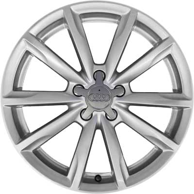 Audi 10 Spoke [A6 4F] Diamond Silver Alloy Wheel Product Image #1
