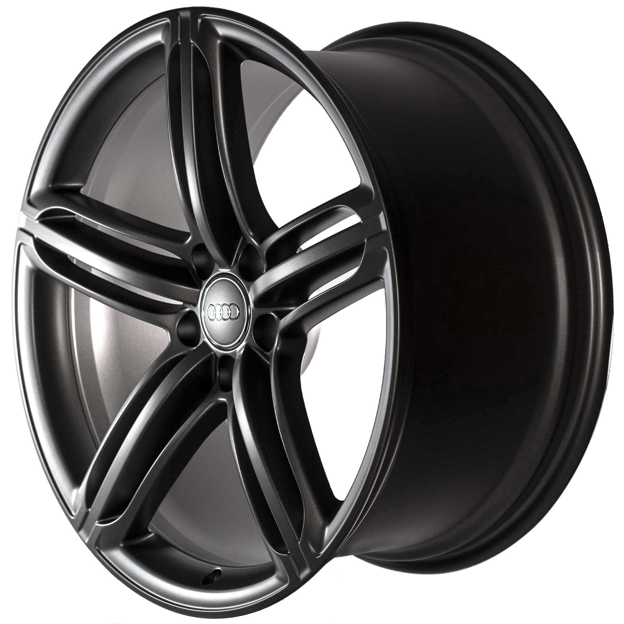 Audi 5 Segment Spoke [A6 4F] Titanium Grey Alloy Wheel Product Image #2