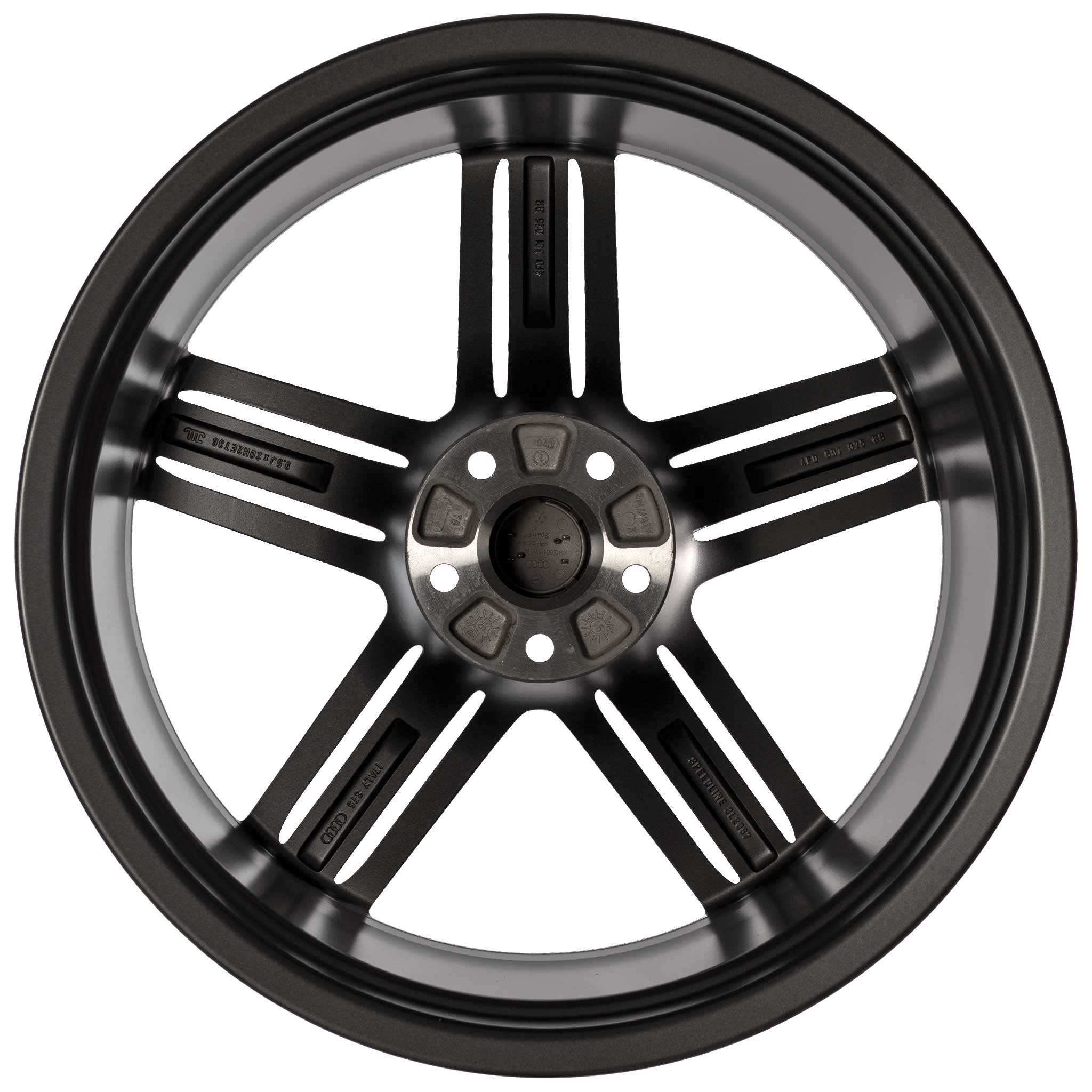 Audi 5 Segment Spoke [A6 4F] Titanium Grey Alloy Wheel Product Image #3