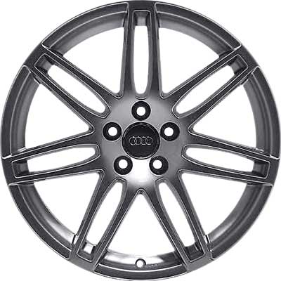 Audi 7 Double Spoke [A6 4F] Silver Alloy Wheel Product Image #1