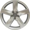 Audi 5 Spoke [A6 4F] Diamond Silver Wheel Img 1