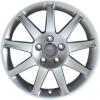 Audi 9 Spoke [A6 4F] Diamond Silver Wheel Img 1