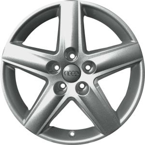 Audi 5 Arm Spider [A6 4F] Avus Silver Alloy Wheel for Audi A6 & S6 C6 (4F) - Sizes 17in