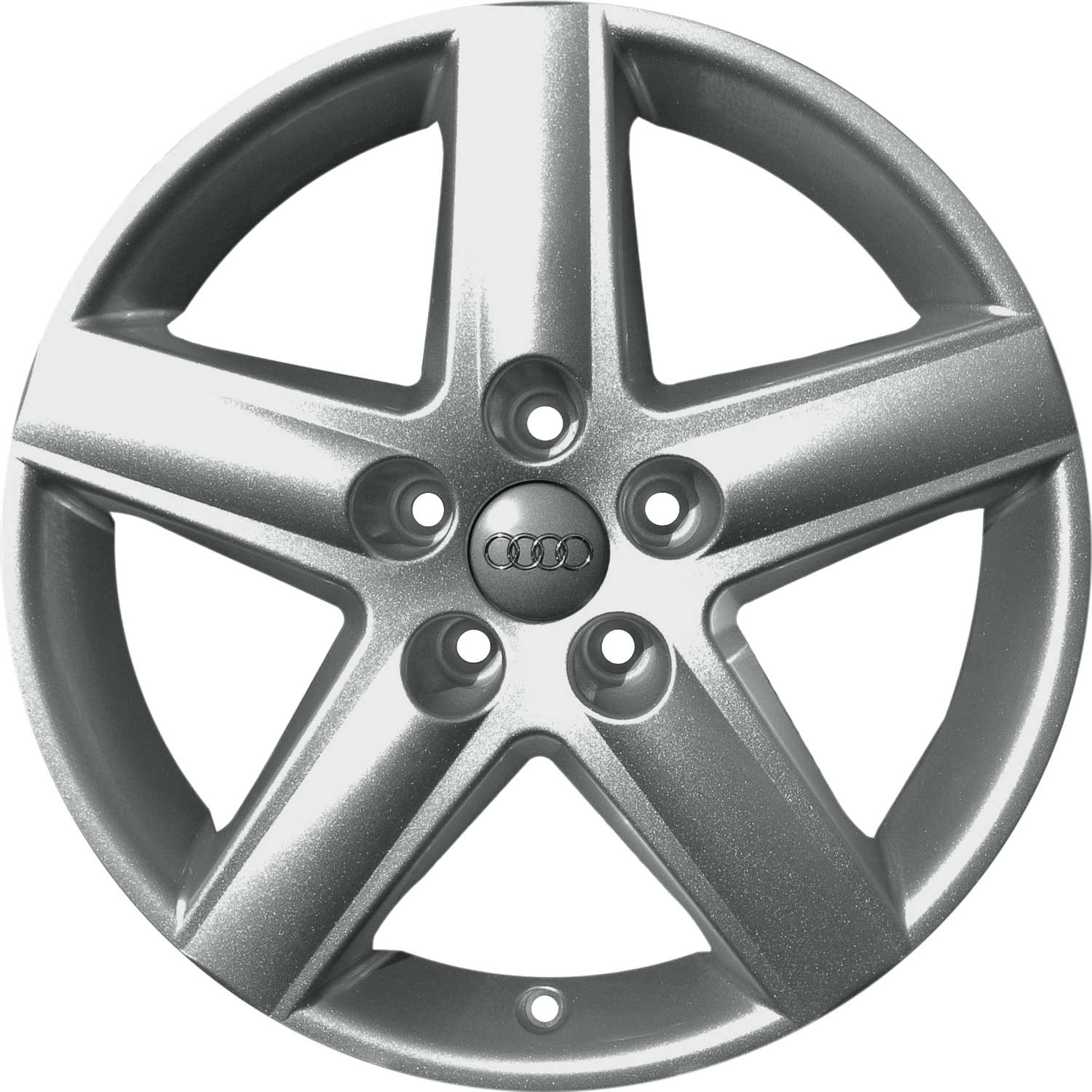 Audi 5 Arm Spider [A6 4F] Avus Silver Alloy Wheel Product Image #1