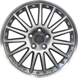 18" Audi 15 Spoke [A6 4F] Brilliant Silver alloy wheel