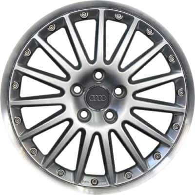 Audi 15 Spoke [A6 4F] Brilliant Silver Alloy Wheel Product Image #1