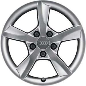 Audi 5 Spoke [A6 4G] Diamond Silver Alloy Wheel for Audi A6 & S6 C7 (4G) - Sizes 16in, 18in