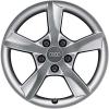 Audi 5 Spoke [A6 4G] Diamond Silver Wheel Img 1