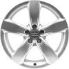 Audi 5 Spoke [A6 4G] Diamond Silver Wheel Img 1