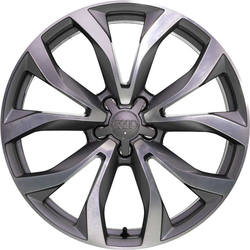 Audi 10 V Spoke [A6 4G] Burnished Aluminium Alloy Wheel Product Image #1