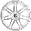 Audi 7 Double Spoke [A6 4G] Diamond Silver with Diamond Cut Wheel Img 3