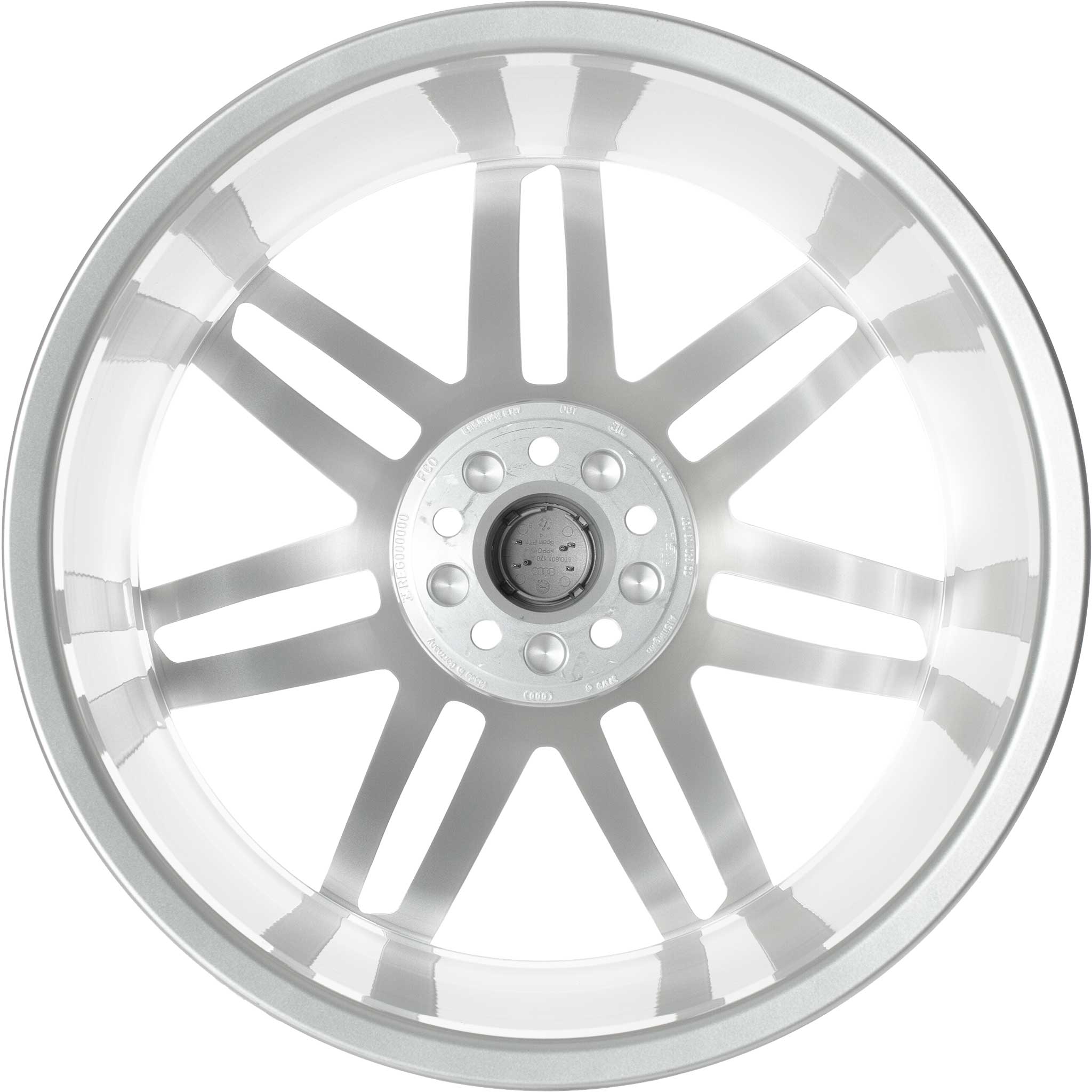 Audi 7 Double Spoke [A6 4G] Diamond Silver with Diamond Cut Alloy Wheel Product Image #3