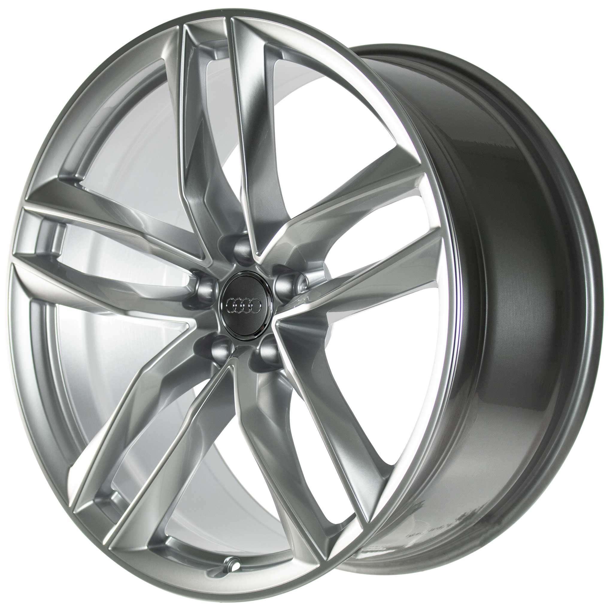 Audi 5 Twin Spoke [A6 4G] Silver Alloy Wheel Product Image #2