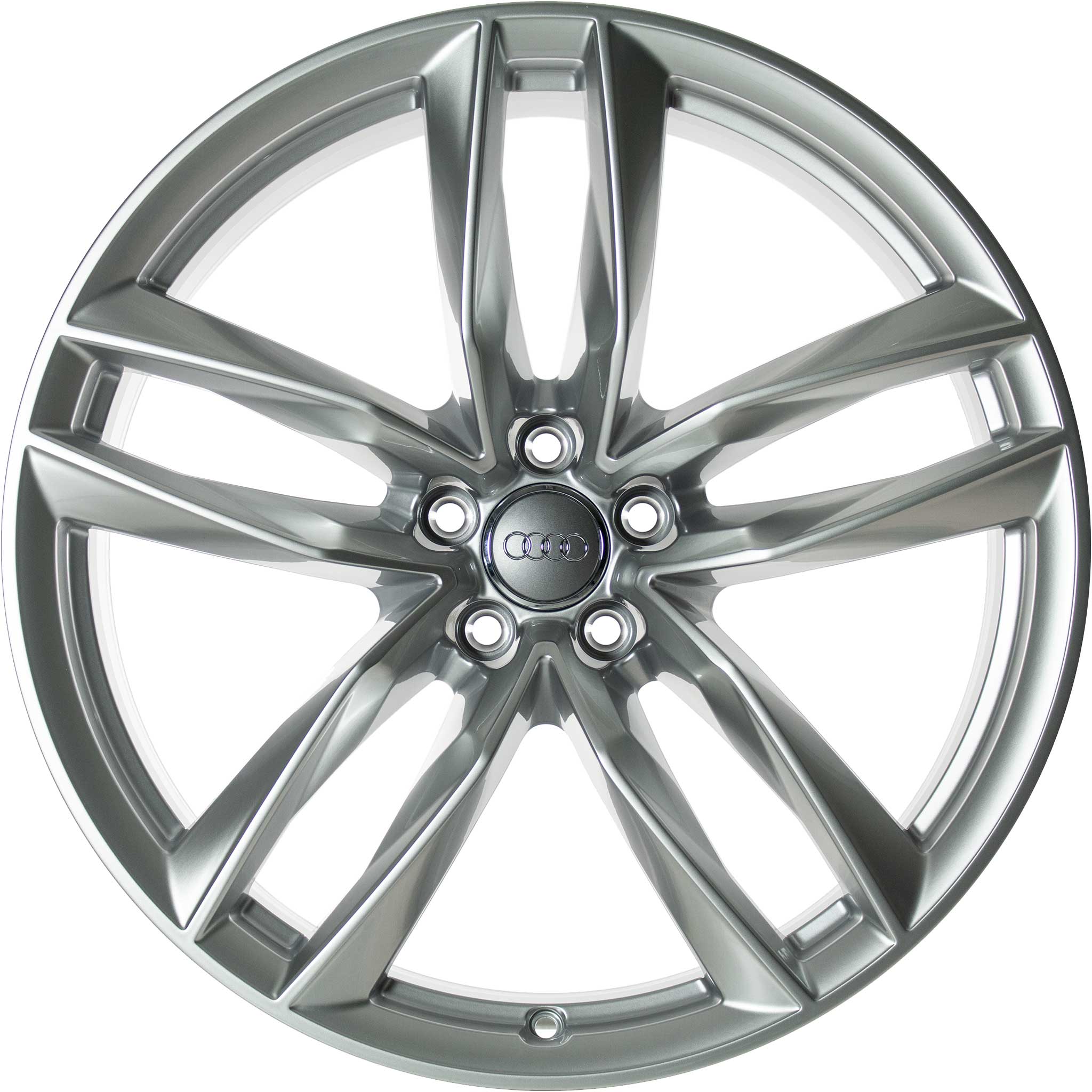 Audi 5 Twin Spoke [A6 4G] Silver Alloy Wheel Product Image #1