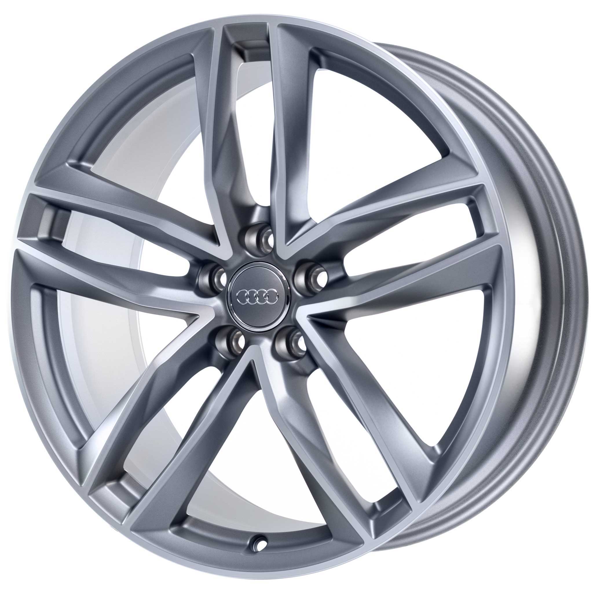 Audi 5 Twin Spoke [A6 4G] Titanium Grey with Diamond Cut Alloy Wheel Product Image #2