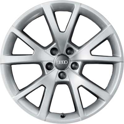 Audi 5 Double Spoke [A6 4G] Diamond Silver Alloy Wheel Product Image #1