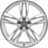 Audi 5 Parallel Spoke [A6 4G] Diamond Silver Wheel Img 1