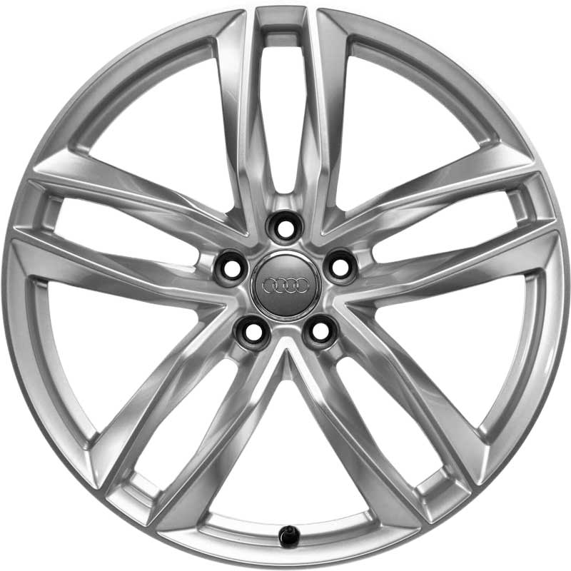 Audi 5 Double Spoke [A6 4G] Galvano Silver Alloy Wheel Product Image #1