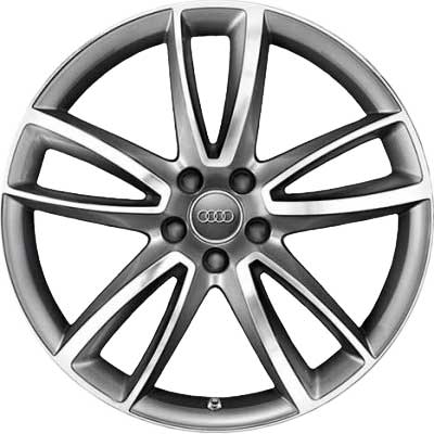 Audi 5 Double Spoke [A8 4H] Anthracite Alloy Wheel Product Image #1