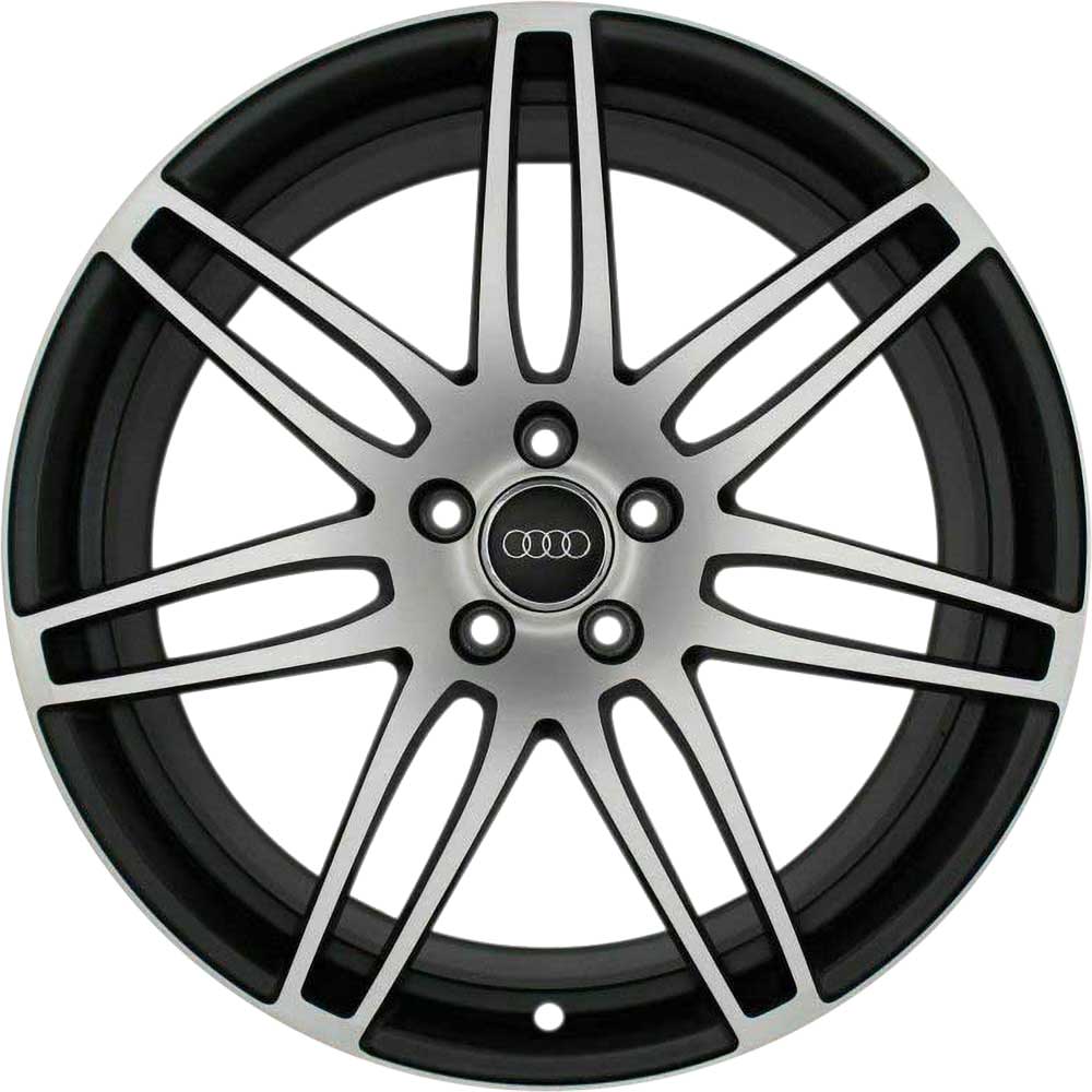Audi 7 Twin Spoke [A8 4H] Anthracite with Diamond Cut Alloy Wheel Product Image #1