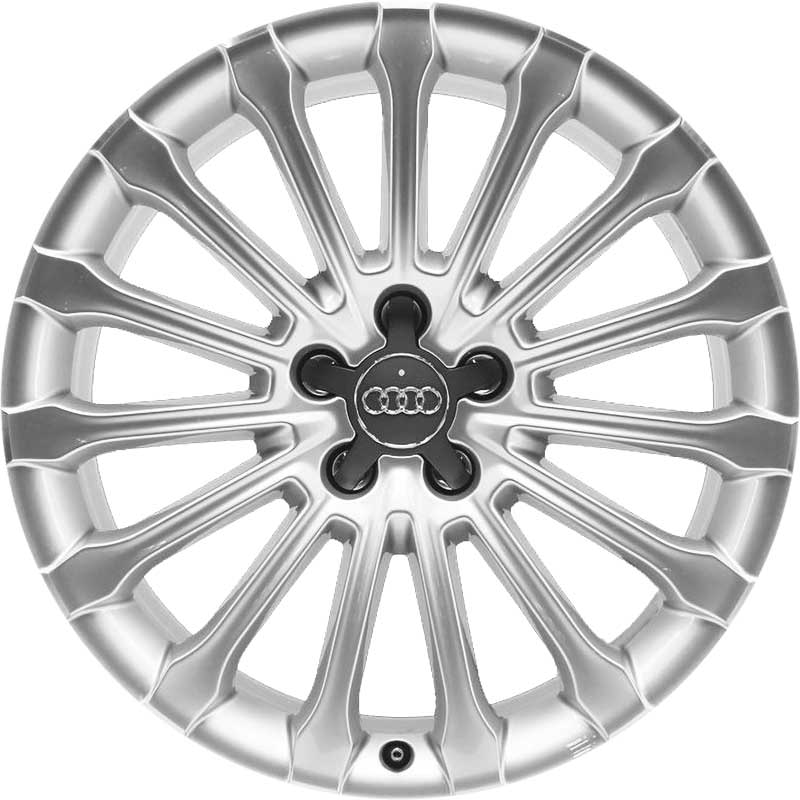 Audi 15 Spoke [A8 4H] Diamond Silver Alloy Wheel Product Image #1