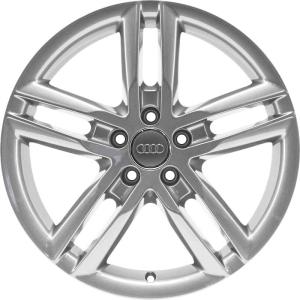 19" Audi 5 Twin Spoke [A8 4H] Silver alloy wheel