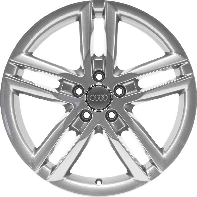 Audi 5 Twin Spoke [A8 4H] Silver Alloy Wheel Product Image #1