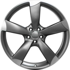 Audi 5 Single Spoke [A8 4H] Titanium Grey Alloy Wheel for Audi RS7 C7 (4G) - Sizes 21in