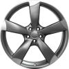 Audi 5 Single Spoke [A8 4H] Titanium Grey Wheel Img 1