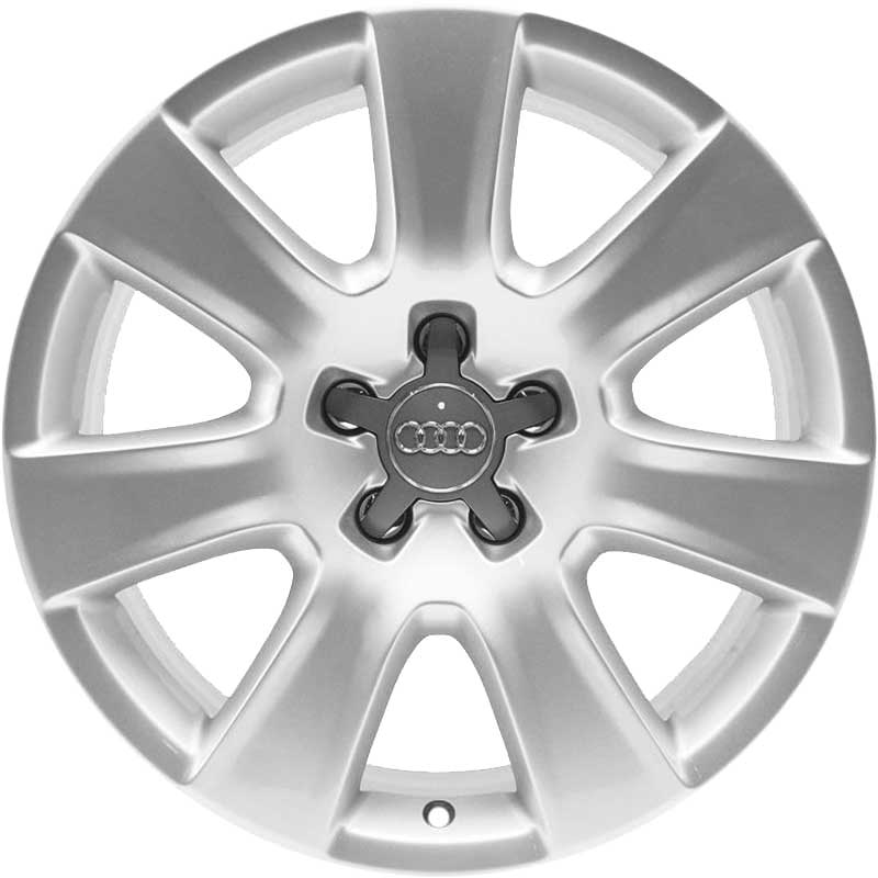 Audi 7 Spoke [A8 4H] Diamond Silver Alloy Wheel Product Image #1