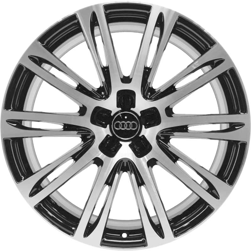 Audi 10 Parallel Spoke [A8 4H] Anthracite with Diamond Cut Alloy Wheel Product Image #1
